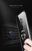 Луксозен гръб TOTU Desing Magnetic Finger Ring Car Holder за Samsung Galaxy S9 G960 - прозрачен с лилав кант