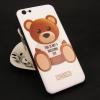 Луксозен твърд гръб за Apple iPhone 6 / iPhone 6S - Teddy Bear / MOSCHINO