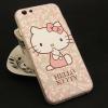 Луксозен твърд гръб за Apple iPhone 6 / iPhone 6S - Hello Kitty