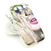 Луксозен твърд гръб за Samsung Galaxy S3 I9300 / Samsung S3 Neo i9301 - женски образ / цветен