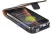 Кожен калъф Flip тефтер за Samsung Galaxy Ace S5830 - Черен