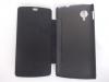 Ултра тънък кожен калъф Flip тефтер за LG Nexus 5 E980 - черен