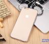 Луксозен ултра тънък силиконов калъф / гръб / TPU Ultra Thin с камъни за Apple iPhone 7 - прозрачен / черни миши ушички