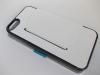 Луксозен кожен калъф Flip тефтер със стойка за Apple iPhone 5 / iPhone 5S - бял / с магнит
