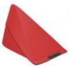 Кожен калъф тип палатка SmartBag M за Apple iPad 2, 3, 4 - червен