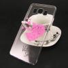 Силиконов калъф / гръб / TPU за Samsung Galaxy S8 Plus G955 - прозрачен / розови сърца / Victoria's Secret