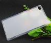 Силиконов калъф / гръб / TPU за Huawei Ascend P8 Lite - прозрачен / мат