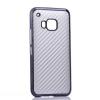 Луксозен твърд гръб за HTC One M9 - сребрист / Carbon