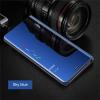Луксозен калъф Clear View Cover с твърд гръб за Samsung Galaxy A72 / A72 5G - син