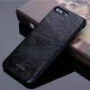 Луксозен кожен гръб G-Case Koco Series за Apple iPhone 7 / iPhone 8 - черен / Croco
