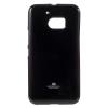 Луксозен силиконов калъф / гръб / TPU MERCURY i-Jelly Case за HTC One M10 - черен