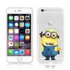 Твърд гръб / капак за Apple iPhone 6 / iPhone 6S - прозрачен / Minion