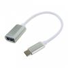 Оригинален USB OTG адаптер за Type C - сребрист