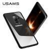 Луксозен гръб USAMS MANT Series за Samsung Galaxy S9 Plus G965 - прозрачен / черен кант