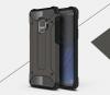 Силиконов гръб TPU Spigen Hybrid с твърда част за Samsung Galaxy S9 G960 - сив