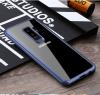 Луксозен гръб TOTU Design CRYSTAL COLOUR Series за Samsung Galaxy S9 Plus G965 - прозрачен / тъмно син кант