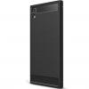 Силиконов калъф / гръб / TPU за Sony Xperia XA1 - черен / carbon