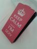 Кожен калъф Flip тефтер за Nokia Lumia 520 / Nokia Lumia 525 - Keep Calm and Carry I'M Sexy