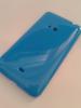 Силиконов калъф / гръб / TPU за Nokia Lumia 625 - син / гланц