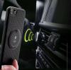  Силиконов калъф / гръб / TPU iFace Hamee Magnetic Finger Ring Car Holder за Apple iPhone 7 - черен
