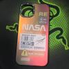 Луксозен неонов твърд гръб / case / за Samsung A14 - NASA