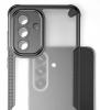 Удароустойчив гръб TPU кейс Defender Matt Case за Samsung Galaxy A26 5G - прозрачен / черен кант