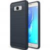 Силиконов калъф / гръб / TPU за Samsung Galaxy J7 2016 J710 - тъмно син / carbon