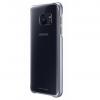 Оригинален твърд гръб Clear Cover EF-QG930C за Samsung Galaxy S7 G930 - прозрачен с тъмно син кант