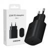 Оригинално Зарядно Samsung 25W 220v Super Fast Charger USB-C EP-TA800NBE - Samsung Galaxy A57