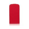 Кожен калъф Flip тефтер Flexi със силиконов гръб за Samsung Galaxy Note 5 N920 / Samsung Note 5 - червен