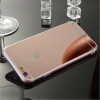 Луксозен силиконов калъф / гръб / TPU за Apple iPhone 7 Plus - Rose Gold / огледален