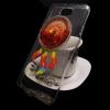 Луксозен силиконов калъф / гръб / TPU 3D за Huawei Y5 2 / Y5 II / Y6 II Compact - прозрачен / червен брокат / капан за сънища