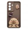 Силиконов 3D case Samsung Galaxy A57 5G capybara / Капибара