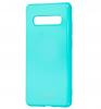 Силиконов калъф / гръб / Molan Cano Glossy Jelly Case за Samsung Galaxy S10 Plus - тюркоаз / гланц / брокат