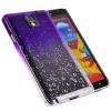 Твърд гръб / капак / за Samsung Galaxy Note 3 N9005 - 3D Rain drop / лилав