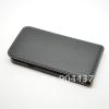 Кожен калъф тип Flip за HTC Desire S - Черен
