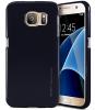 Луксозен силиконов калъф / гръб / TPU MERCURY i-Jelly Case Metallic Finish за Samsung Galaxy S7 Edge G935 - черен