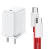Оригинално бързо зарядно устройство за OnePlus Warp 65W / Super Fast Charger USB-C - бяло
