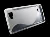 Силиконов калъф / гръб / ТПУ S-Line за LG Optimus 4X HD P880 - прозрачен