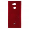 Луксозен силиконов калъф / гръб / TPU Mercury GOOSPERY Jelly Case за Sony Xperia XA2 - червен
