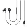 Оригинални стерео слушалки AKG / handsfree / за Samsung Galaxy A56 Type-C - черни