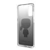 Оригинален силиконов гръб Karl Lagerfeld Iconic Gradient Case за Samsung Galaxy S20 - прозрачено и черно / преливащ