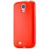 Силиконов калъф / гръб / TPU за Samsung Galaxy S4 I9500 / I9505 - червен / гланц