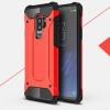 Силиконов гръб TPU Spigen Hybrid с твърда част за Samsung Galaxy S9 Plus G965 - червен