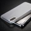 Луксозен гръб Baseus Wing Case за Apple iPhone X - прозрачен