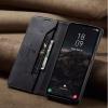 Луксозен кожен калъф Flip тефтер Autspace със стойка за Huawei Pura 70 Ultra - черен