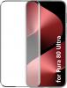 5D full cover Tempered glass Full Glue screen protector Huawei Pura 80 Ultra / Huawei Pura 80 Pro / Извит стъклен скрийн протектор с лепило от вътрешната страна за Huawei Pura 80 Ultra - черен кант