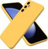 Силиконов калъф / кейс / Nano TPU за Samsung Galaxy A15 - жълт гръб със защита за камерата