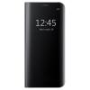 Луксозен калъф Clear View Cover с твърд гръб за Samsung Galaxy J7 2017 J730 - черен