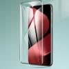 5D full cover Tempered glass Full Glue screen protector Huawei Pura 90 Pro Max / Извит стъклен скрийн протектор с лепило от вътрешната страна за Huawei Pura 90 Pro Max - черен кант